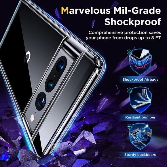 NEW* Designed for **Google Pixel 7 Pro** clear soft case  or Hard Black case - Picture 4 of 9